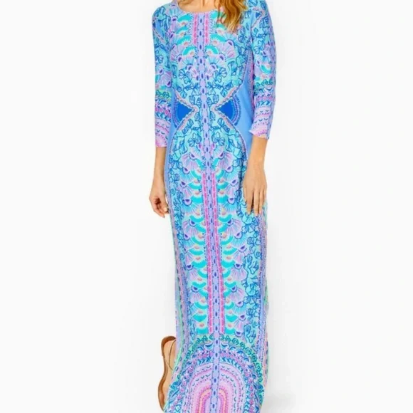 chinese dress ladies Karlie Paris Button Tier Maxi Dress – Expectations Too